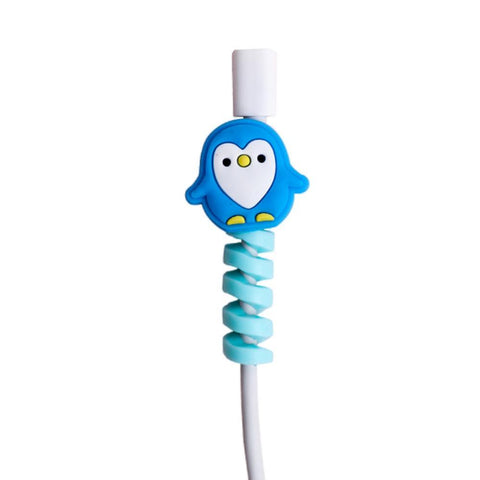 Silicone Data Cable Protective Cover Cartoon Appearance Cable Holder Data Line Cable-PA00884-Veeddydropshipping