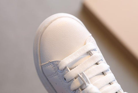 2023 Spring New Children Fashion Soft White Boys Sports Shoes-TB00147-Veeddydropshipping
