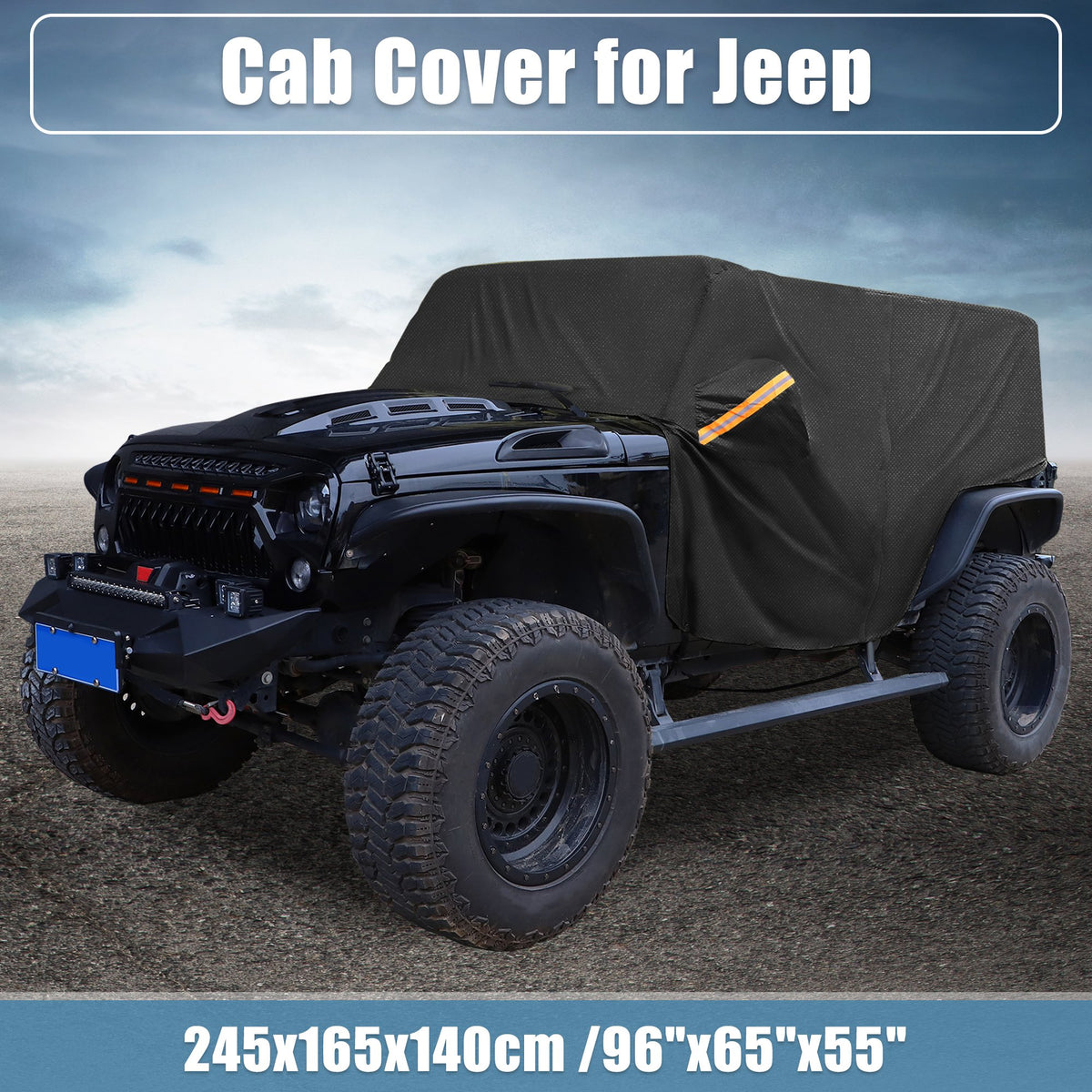 Wrangler JK JL Hardtop 2 Door 2007-2021 Outdoor Windproof-AM00839-Veeddydropshipping