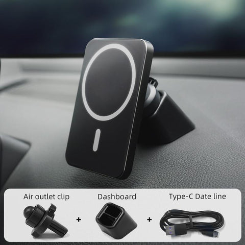 15W Car Magnetic Wireless Charger for iPhone 13 12 14 Pro Max Wireless Charging Car Charger-PA01051-Veeddydropshipping