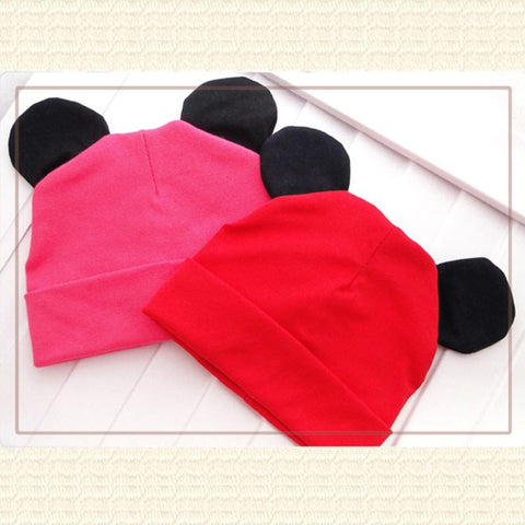 2 Layer Baby Hats Kids Cap Newborn With Ears Cotton Babies Accessories Baby-TB00465-Veeddydropshipping