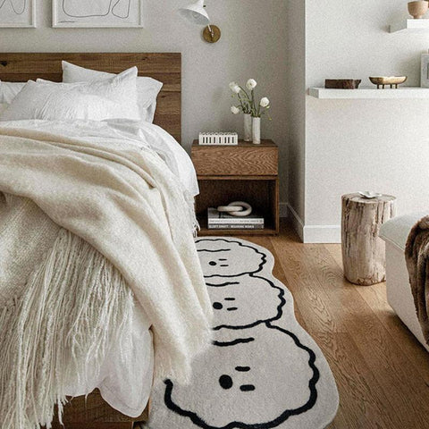 Cute Cat Rug Nordic Cartoon Carpet for Bedroom-HA00464-Veeddydropshipping