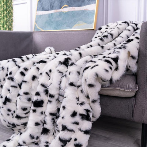 Faux Fur Blanket Soft Warm Couch Sofa-HA00397-Veeddydropshipping
