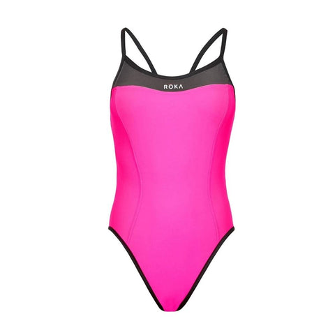 Roka Women Elite One Piece Strap Back Swimsuit Bikini Sexy Suit Training Triathlon -OS00187-Veeddydropshipping