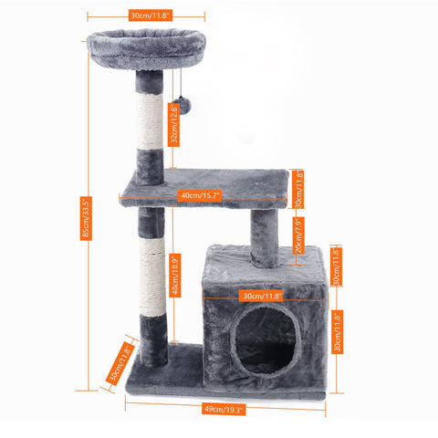 Drop Shipping Cat Tree Tall Cat Tower-HA01423-Veeddydropshipping