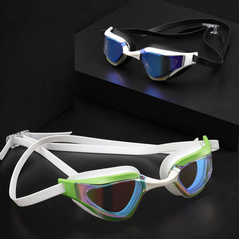 2022 New Professional Aldult Swimming Glasses Cool Plating Anti-Fog UV Silica Gel -OS00190-Veeddydropshipping