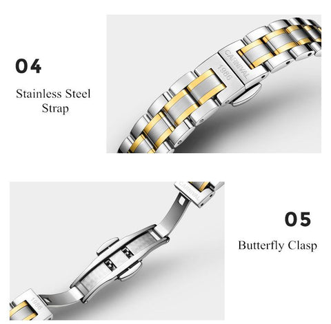 Luxury Mechanical Watch Ladies Fashion Waterproof -JW00907-Veeddydropshipping