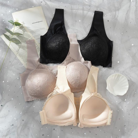 Sexy Front Closure Bralette Lace Bra-WF00934-Veeddydropshipping