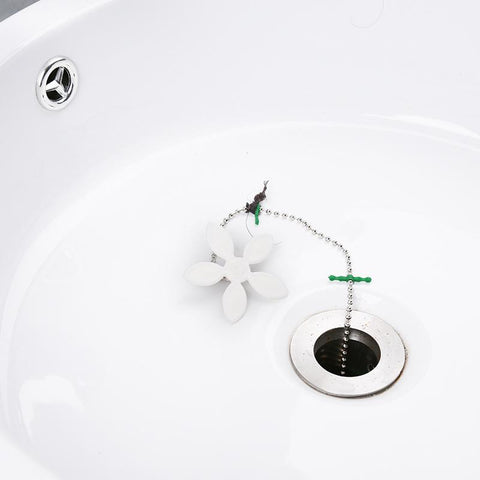 Flower Chain Sewer Hair Sink Pipe Cleaning Hook-HA01042-Veeddydropshipping