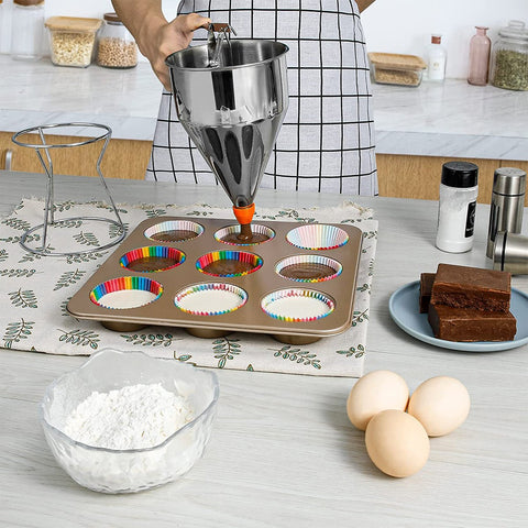 Pancake Batter Dispenser Multi-Caliber Stainless Steel-HA01201-Veeddydropshipping
