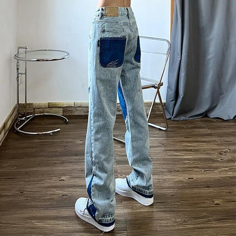 Jeans Men American Fashion Brand Five Points Star-MF00629-Veeddydropshipping