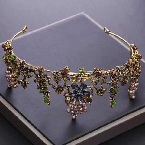 Tiaras Rhinestone Queen Crowns Wedding Hair Accessories -JW00545-Veeddydropshipping