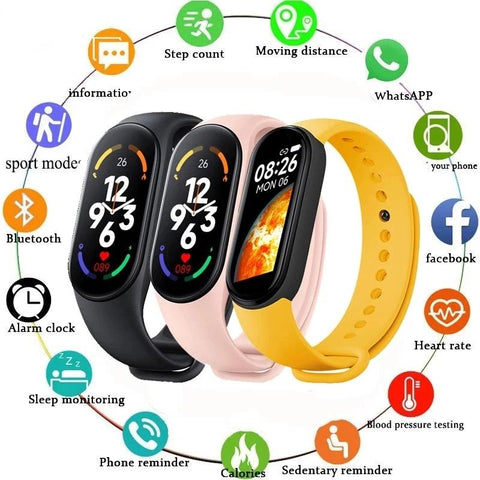 Smartband Heart Rate Fitness Pressure Sport Smart Bracelet -JW01135-Veeddydropshipping