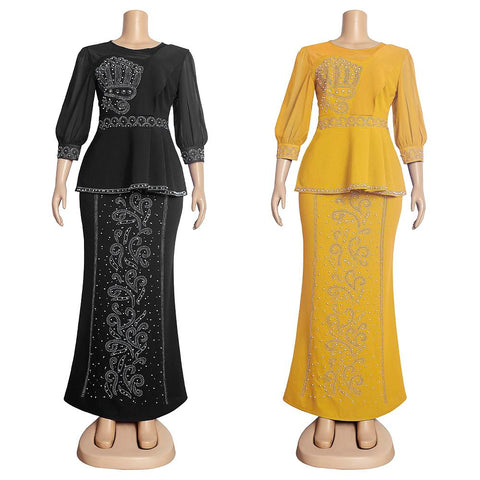 Plus Size Women Clothing Two Piece Set-Veeddydropshipping