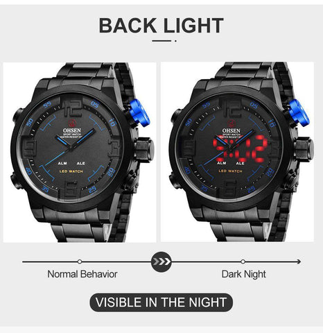 Digital Quartz Men Business Wristwatches White -JW00749-Veeddydropshipping