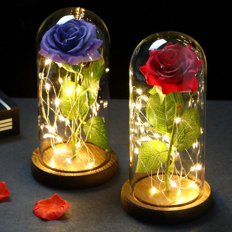 Enchanted Eternal Foil Flower With Fairy-HA00657-Veeddydropshipping
