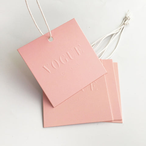 Custom Embossed Brand Logo Bags Swing Hang Tag-HA00087-Veeddydropshipping