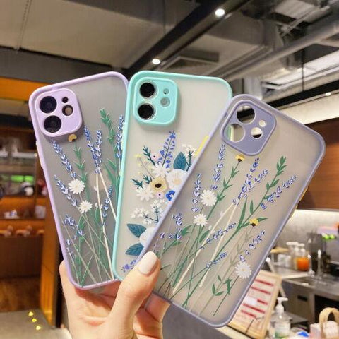 Flower Hybrid ShockProof Case For iPhone 14 13 12 Pro Max 11 XS XR 7 8 X Cover-PA00143-Veeddydropshipping