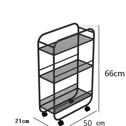 Stainless Steel Kitchen Trolley Furniture Storage-HA01656-Veeddydropshipping