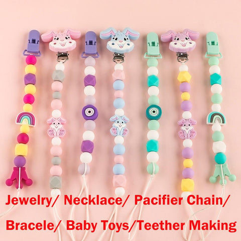 Silicone Beads 50Pcs Beads For Jewelry Making -JW01473-Veeddydropshipping
