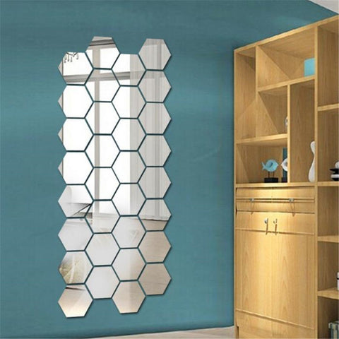 3D Mirror Wall Sticker Home Decor Decorations DIY-HA00216-Veeddydropshipping