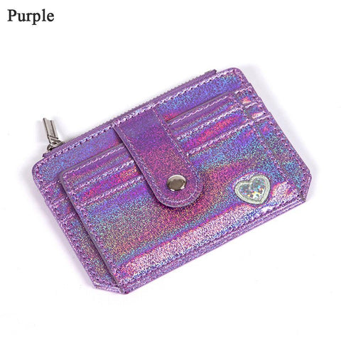 Credit Card Holder Crystal Color Multi Card Slim Wallet Bus ID-BS00613-Veeddydropshipping
