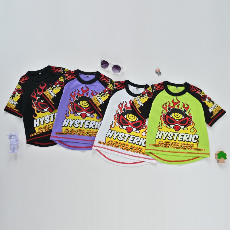 Summer Short Sleeve T-shirts Boys Girls Fashion Clothes-Veeddydropshipping