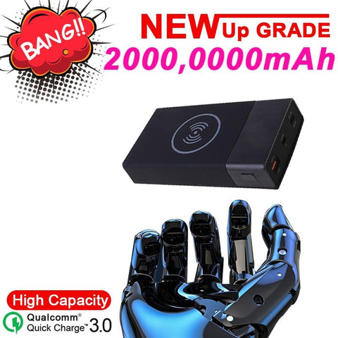 Hot Sale 20000mAh Power Bank Portable Wireless Charging External Battery-PA00500-Veeddydropshipping