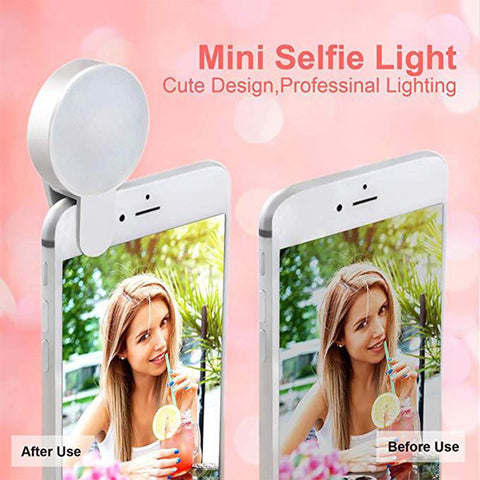 Universal Selfie LED Ring Flash Light Portable Mobile Phone 9 Lamp Beauty Lighting Night-PA00823-Veeddydropshipping
