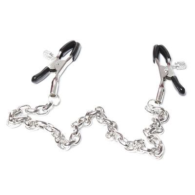 Metal Nipple Clamp with Metal Chain for Women Fetish to Breast Labia Clip -BH01329-Veeddydropshipping