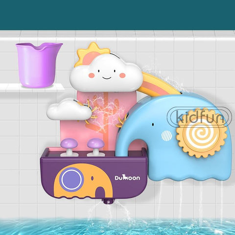 Baby Bath Toys for Kids Lion Bubble Machine Water Spray Toy For Children-TB00499-Veeddydropshipping