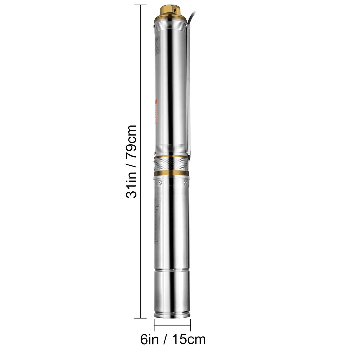 Submersible Deep Well Pump With  Cable-TI00690-Veeddydropshipping
