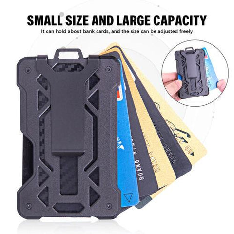 Alloy Slim RFID Blocker Card Holder-MF00774-Veeddydropshipping