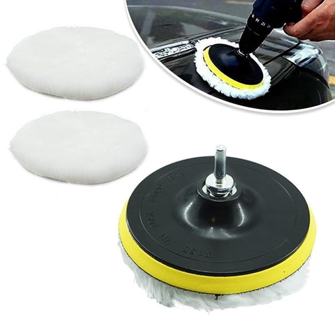 5/6PCS 3/4/5/6/7 inch Polishing Kit Polishing Pad Car Waxing Sponge-AM00403-Veeddydropshipping