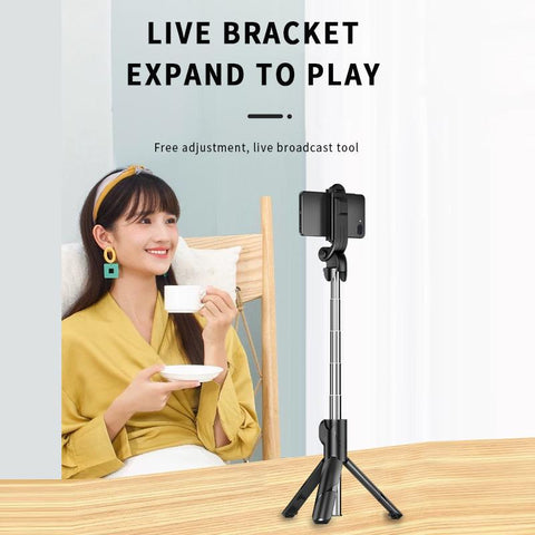 Bluetooth Selfie Stick Xt02p Horizontal and Vertical Shooting Mobile Phone-CE00259-Veeddydropshipping
