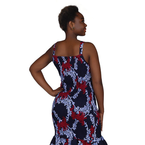 Plus Size Ladies Sleevess Evening Dresses-WF01515-Veeddydropshipping