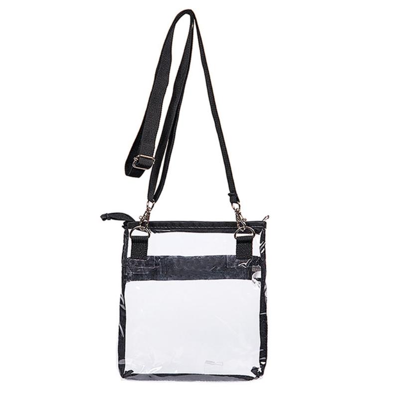 Clear Bag Shoulder Concert Bag Transparent Crossbody Bag Plastic-BS00405-Veeddydropshipping