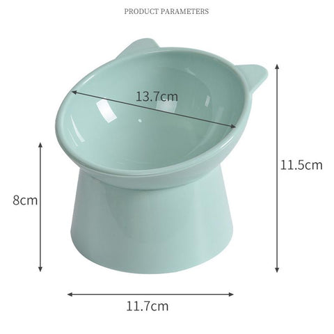Pet Food Bowl Tilt High Bottom Neck Protector-HA01389-Veeddydropshipping