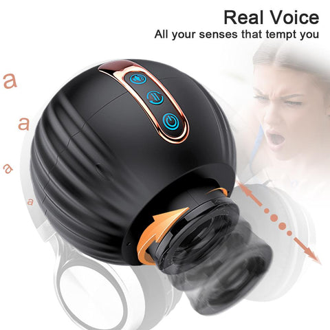 Automatic Rotating Thrusting Male Masturbators Telescopic Masturbator -BH01200-Veeddydropshipping