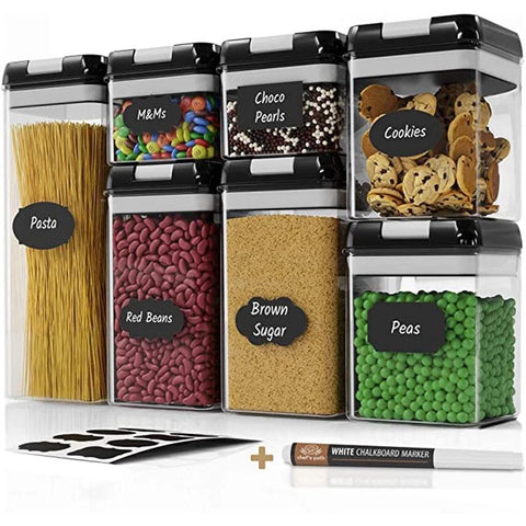 Transparent Food Storage Containers Kitchen Storage-HA00909-Veeddydropshipping