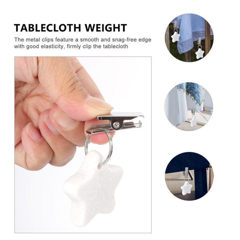 Tablecloth Table Weight Iron Outdoor Curtain Shower-HA00539-Veeddydropshipping