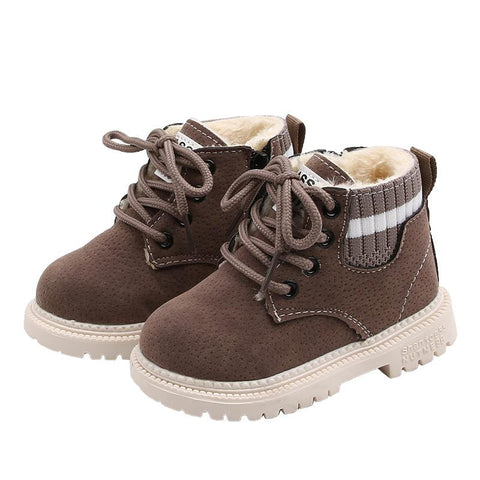 Children Casual Shoes Autumn Winter Snow Boots Boys Shoes-TB00179-Veeddydropshipping