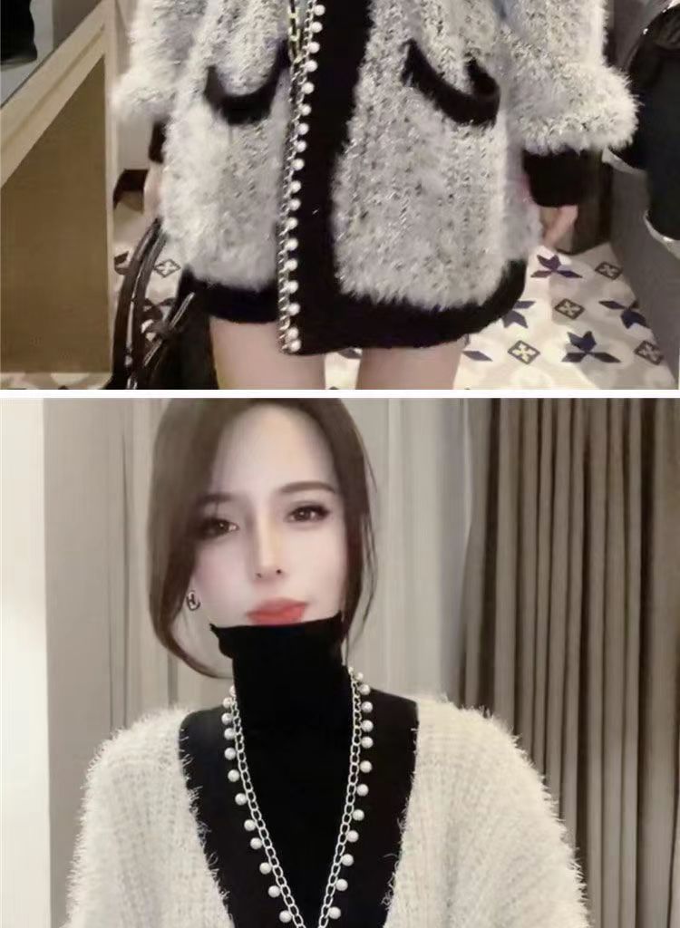 Women Sweater Cardigan Jacket Korean Vintage Casual Sweater-Veeddydropshipping