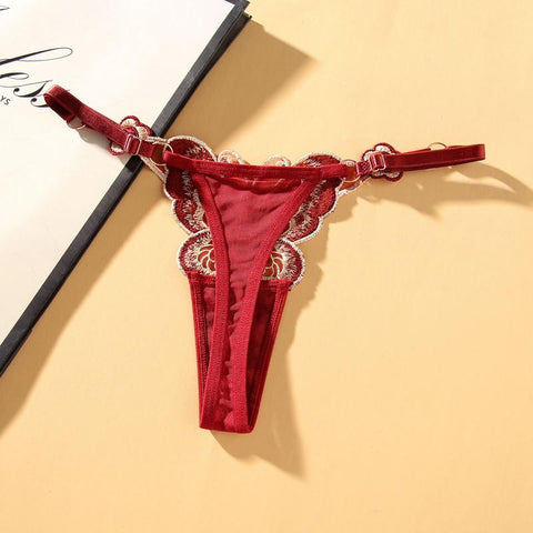 Women strings Sexy Briefs Waist Panties-WF00726-Veeddydropshipping