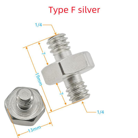 1/4 to 3/8 Male Adapter Holder Screw Camera Tripod Ball Head Monopod Flash -CE00275-Veeddydropshipping