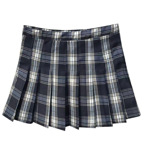 College Style Short Skirt Women A-line Skirt-WF00045-Veeddydropshipping