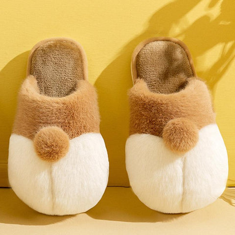 Slippers Plush Warm Indoor Men and Women Couples Cute-BS01278-Veeddydropshipping