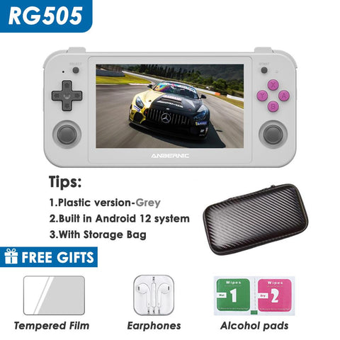 ANBERNIC RG505 Retro Handheld Game Console 4.95 inch OLED Touch Screen -CE01402-Veeddydropshipping