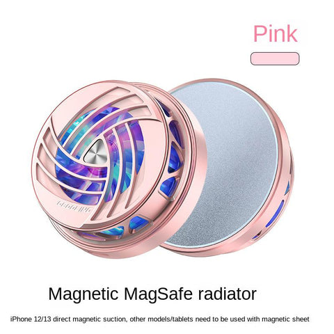 2022 new mobile phone cooler radiator Magsafe PUBG RGB phone tablet radiator semiconductor-PA00612-Veeddydropshipping