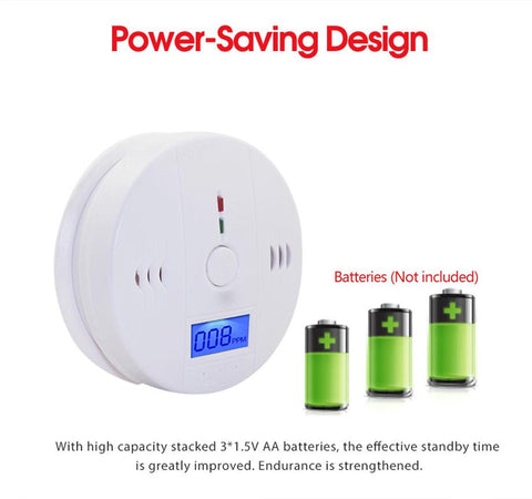 Carbon Sensor Smoke Detector Warning Alarm-CO00615-Veeddydropshipping